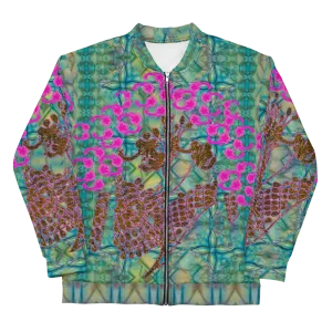 Bomber Jacket (Unisex)(WindSong Flower) RJSTH@Fabric#9 RJSTHW2022 RJS