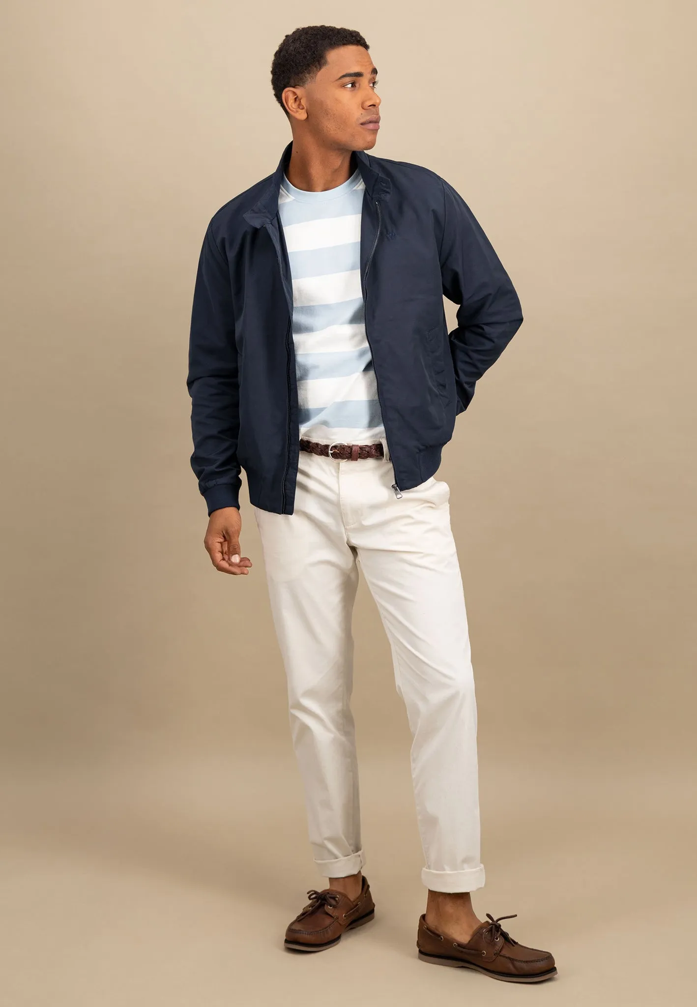 Bomberjacke Casual-Fit mit Logodetail