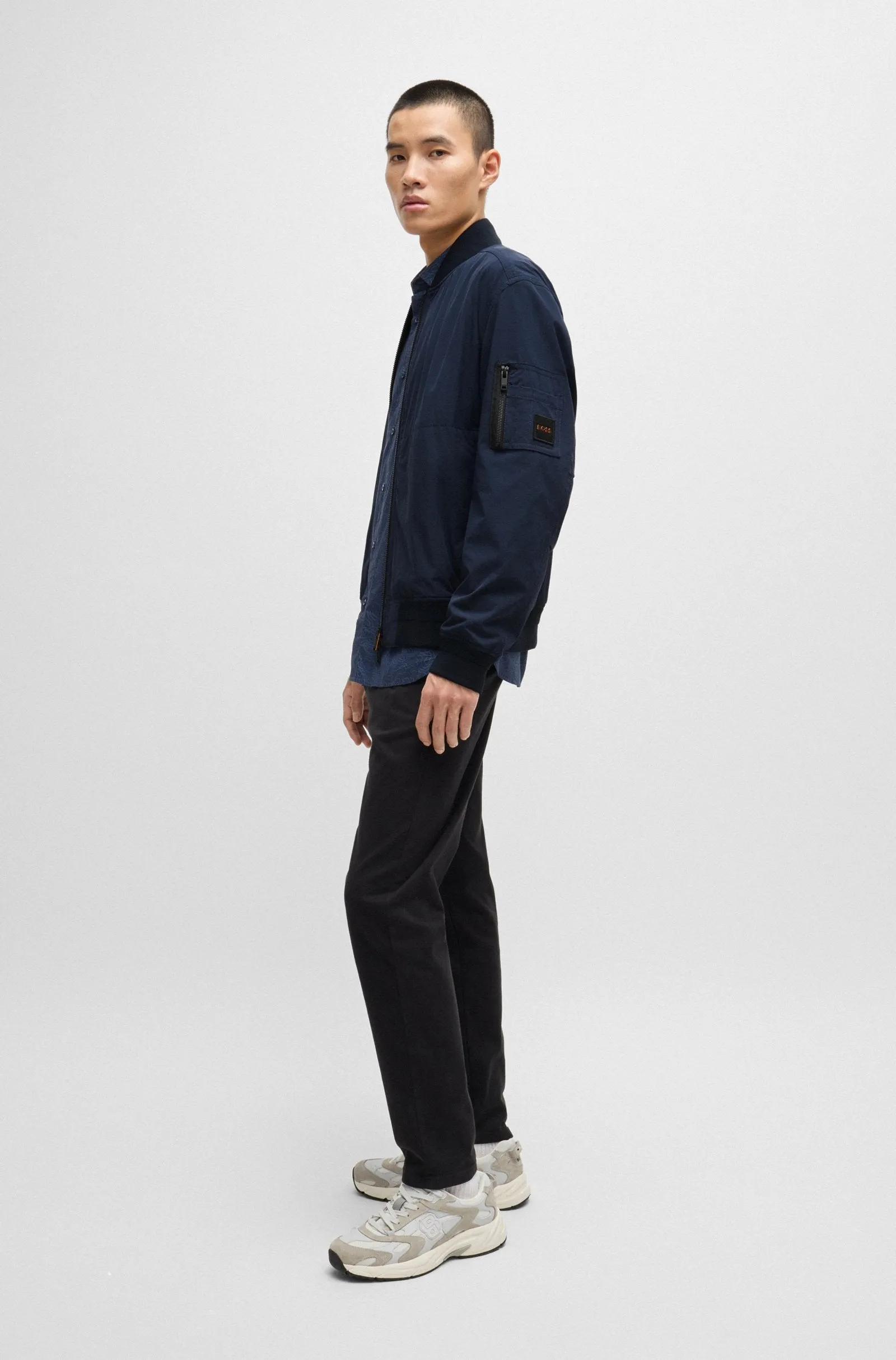 BOSS Casual Jackets Regular Fit in Nylon - OBEAR 10257695 01-50521480