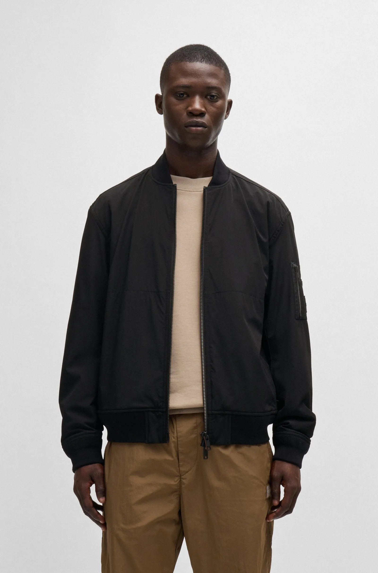 BOSS Casual Jackets Regular Fit in Nylon - OBEAR 10257695 01-50521480
