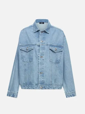 Boyfriend Denim Jacket - Blue