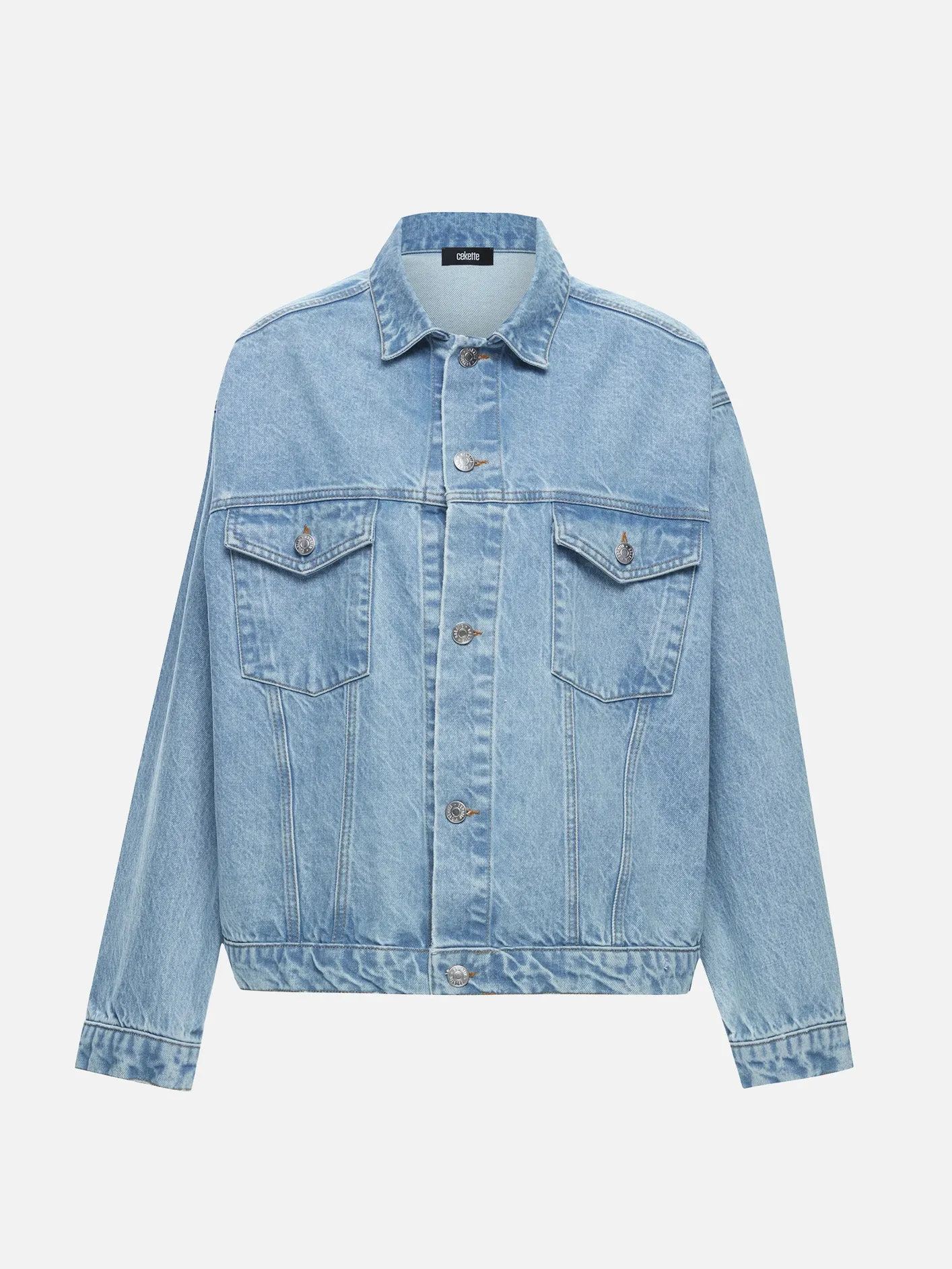 Boyfriend Denim Jacket - Blue
