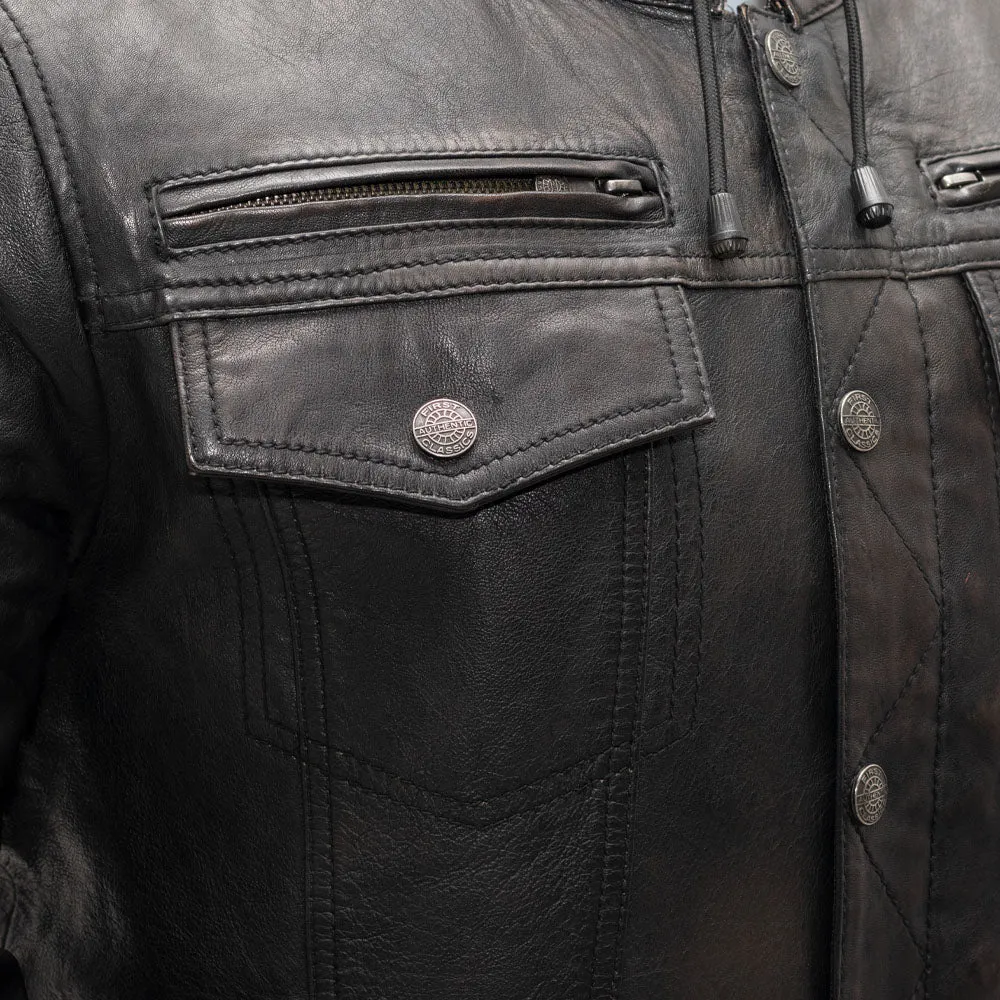 BROOKLYN Leather Motorcycle Jacket