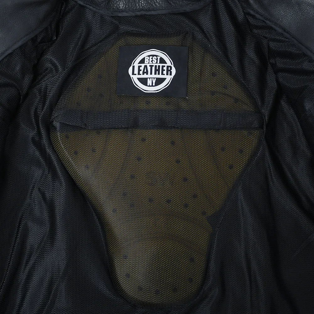 BROOKLYN Leather Motorcycle Jacket