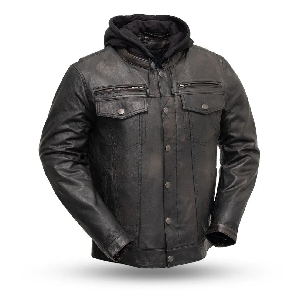 BROOKLYN Leather Motorcycle Jacket
