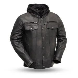 BROOKLYN Leather Motorcycle Jacket