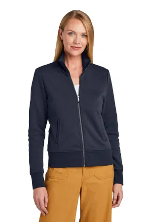Brooks Brothers Women's Double-Knit Full-Zip BB18211 Night Navy