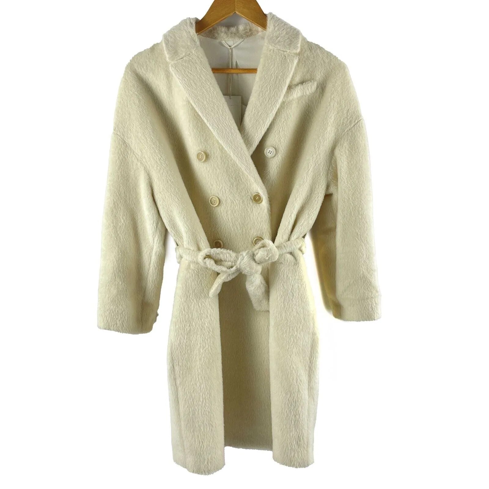 Brunello Cucinelli - Alpaca Wool Double Breasted Overcoat - Kids 12 - Adult XS/S
