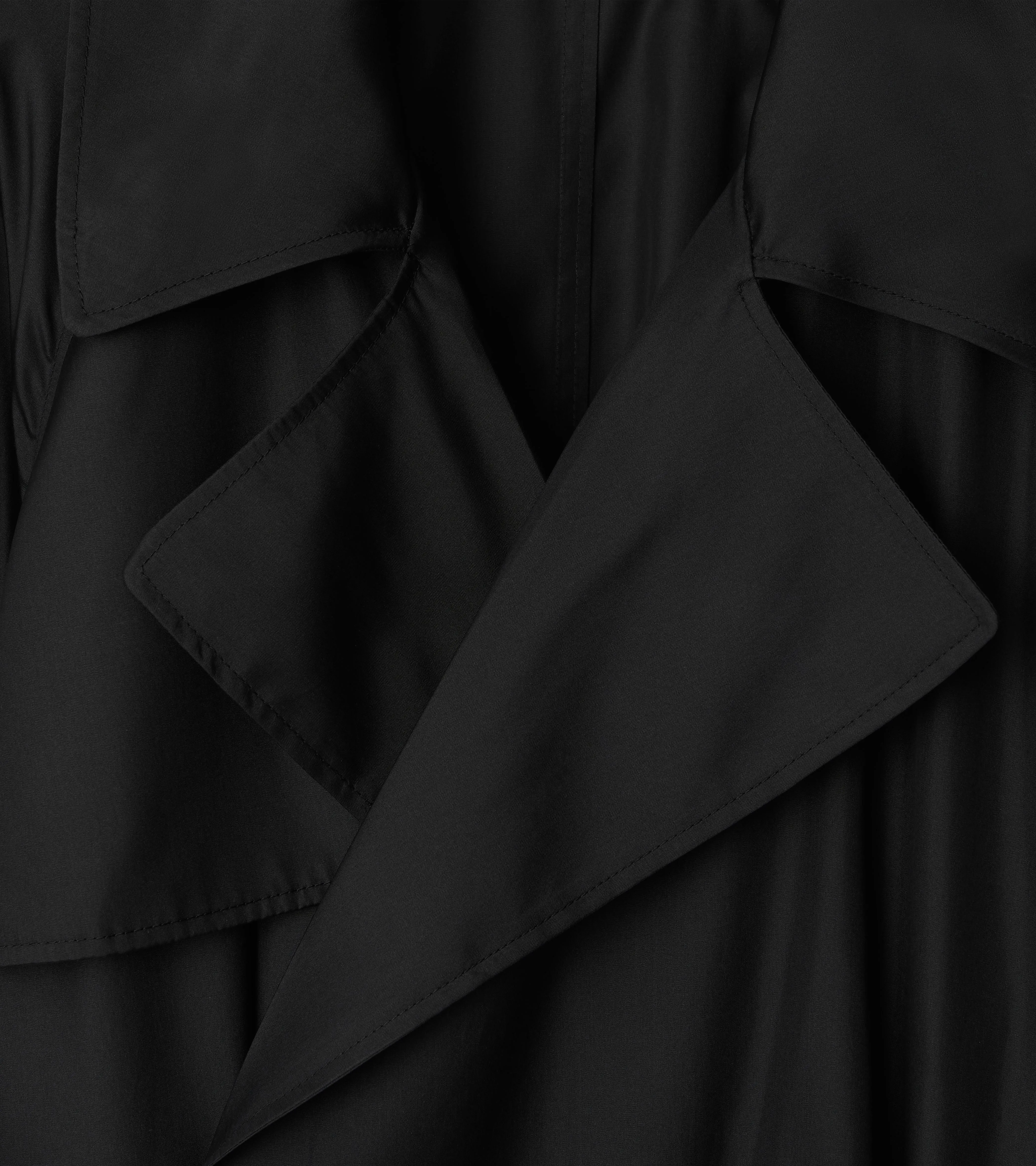 BURBERRY | LONG SILK TRENCH COAT