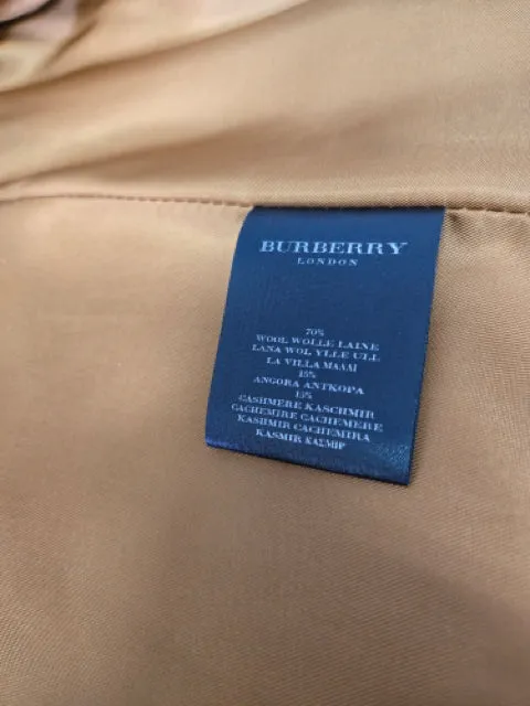 Burberry Wool-Cashmere Long Coat Size 10