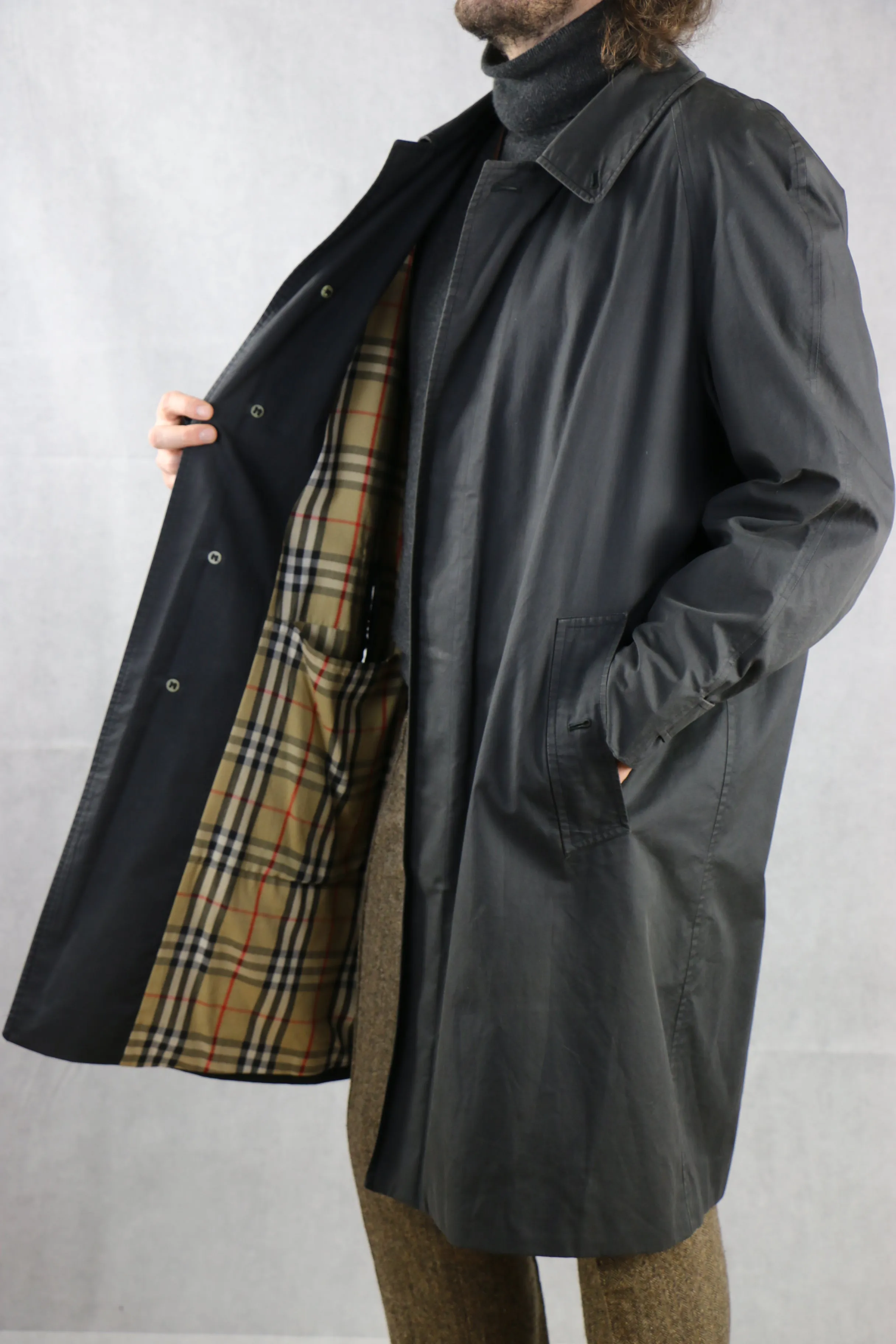 Burberrys' Cotton Trench Coat Made in England
