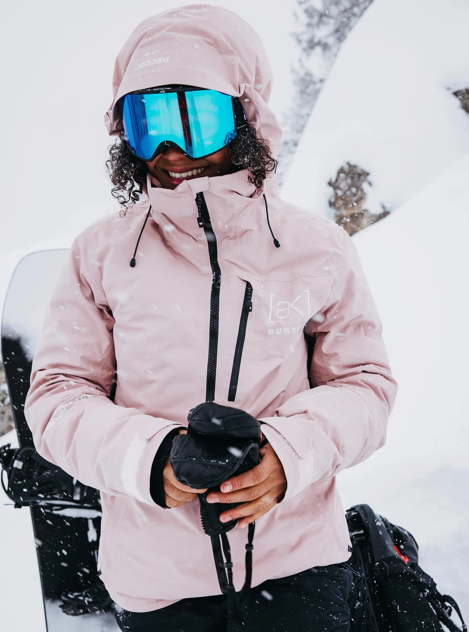BURTON AK Gore-Tex FLR DN jacket - Womens - Shadow Pin