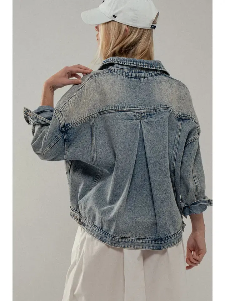 BUTTON UP DENIM JACKET