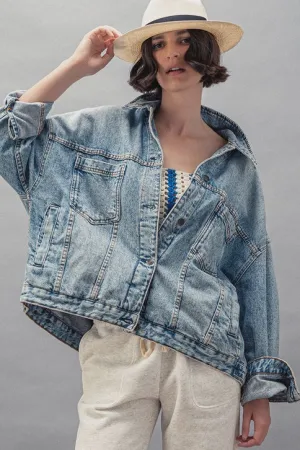 BUTTON UP DENIM JACKET