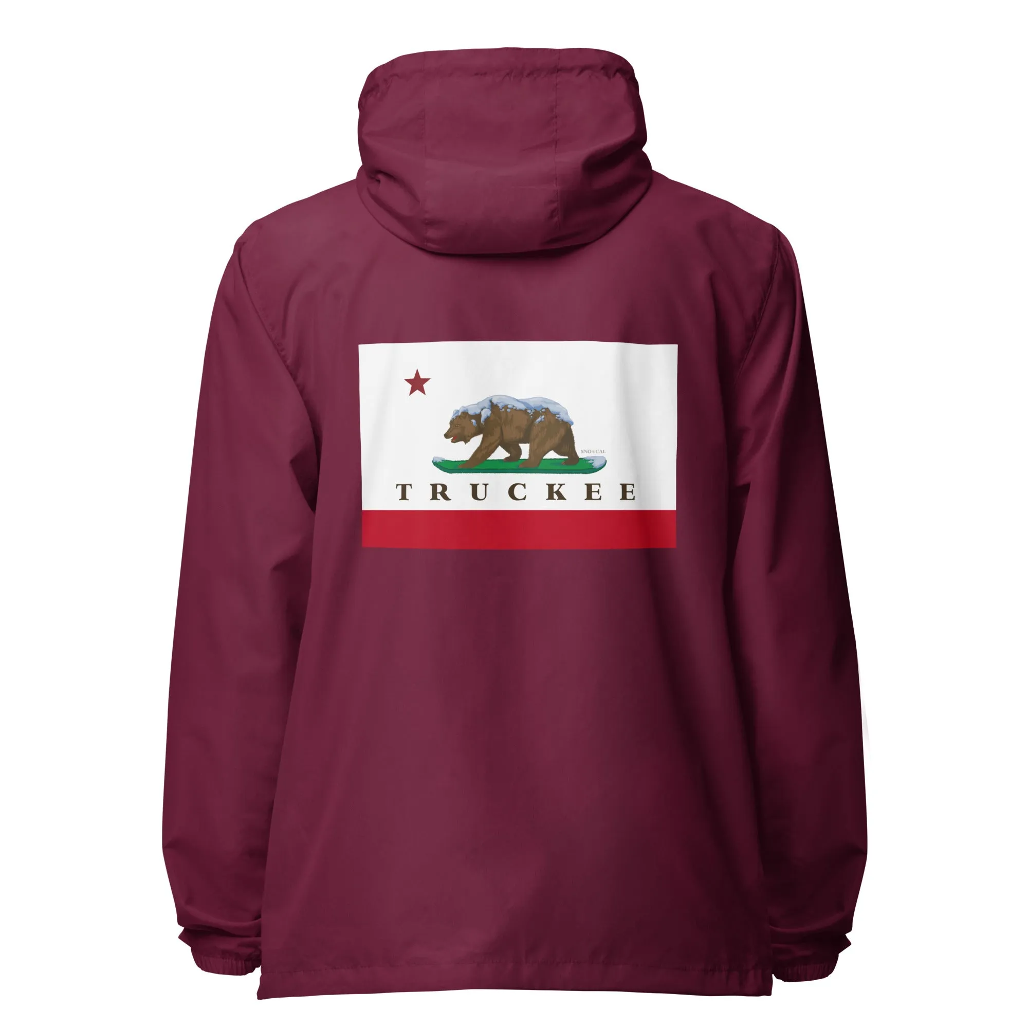 CA Flag Truckee water-resistant lightweight windbreaker