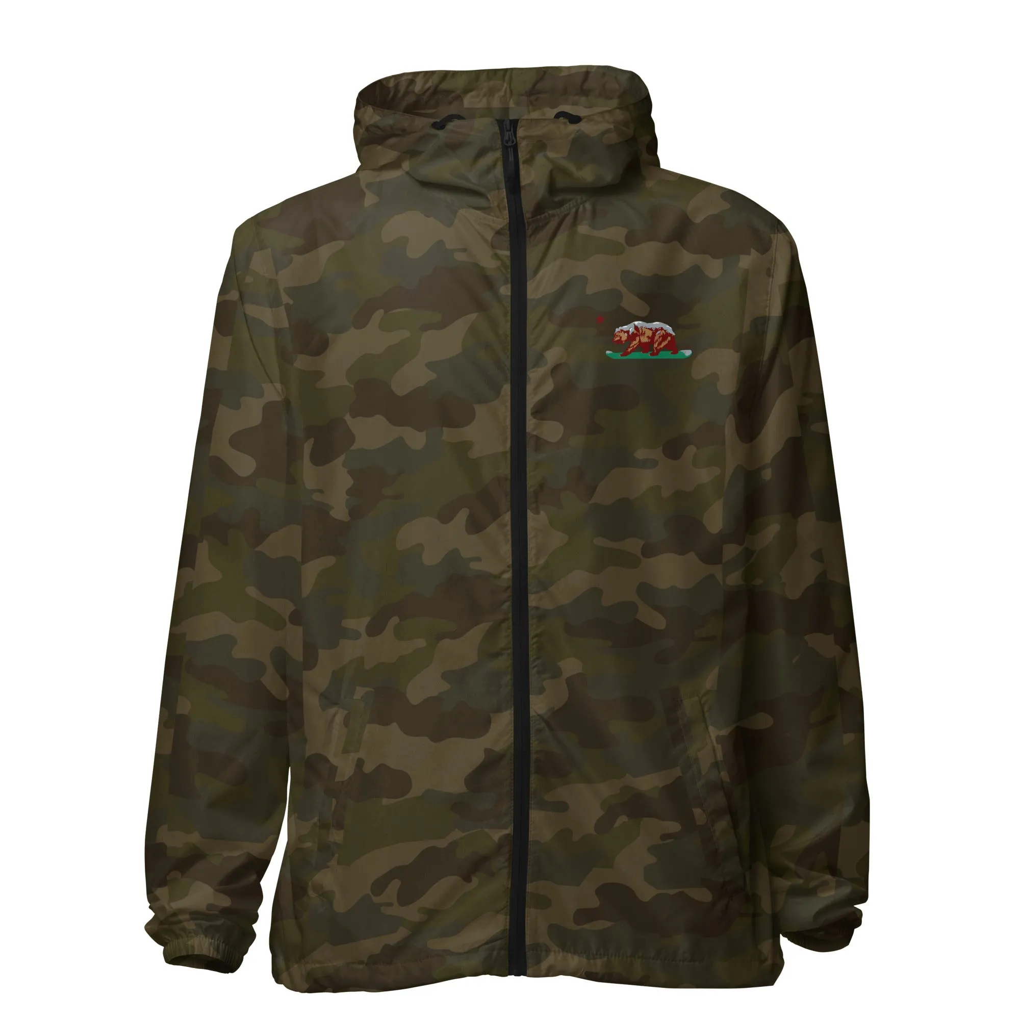 CA Flag Truckee water-resistant lightweight windbreaker