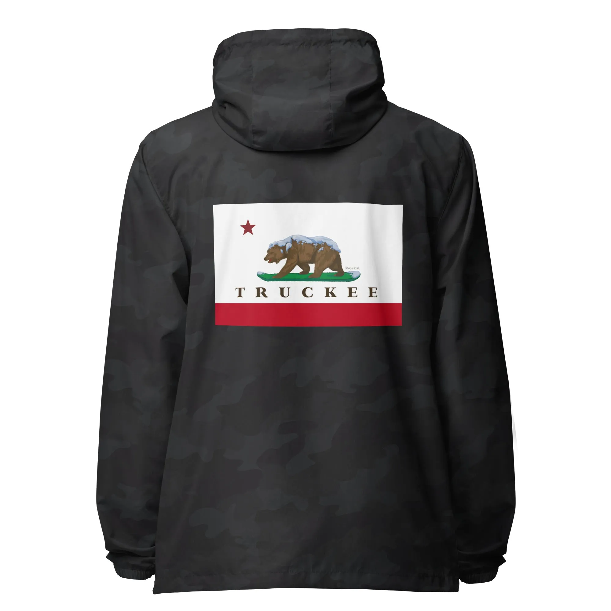 CA Flag Truckee water-resistant lightweight windbreaker