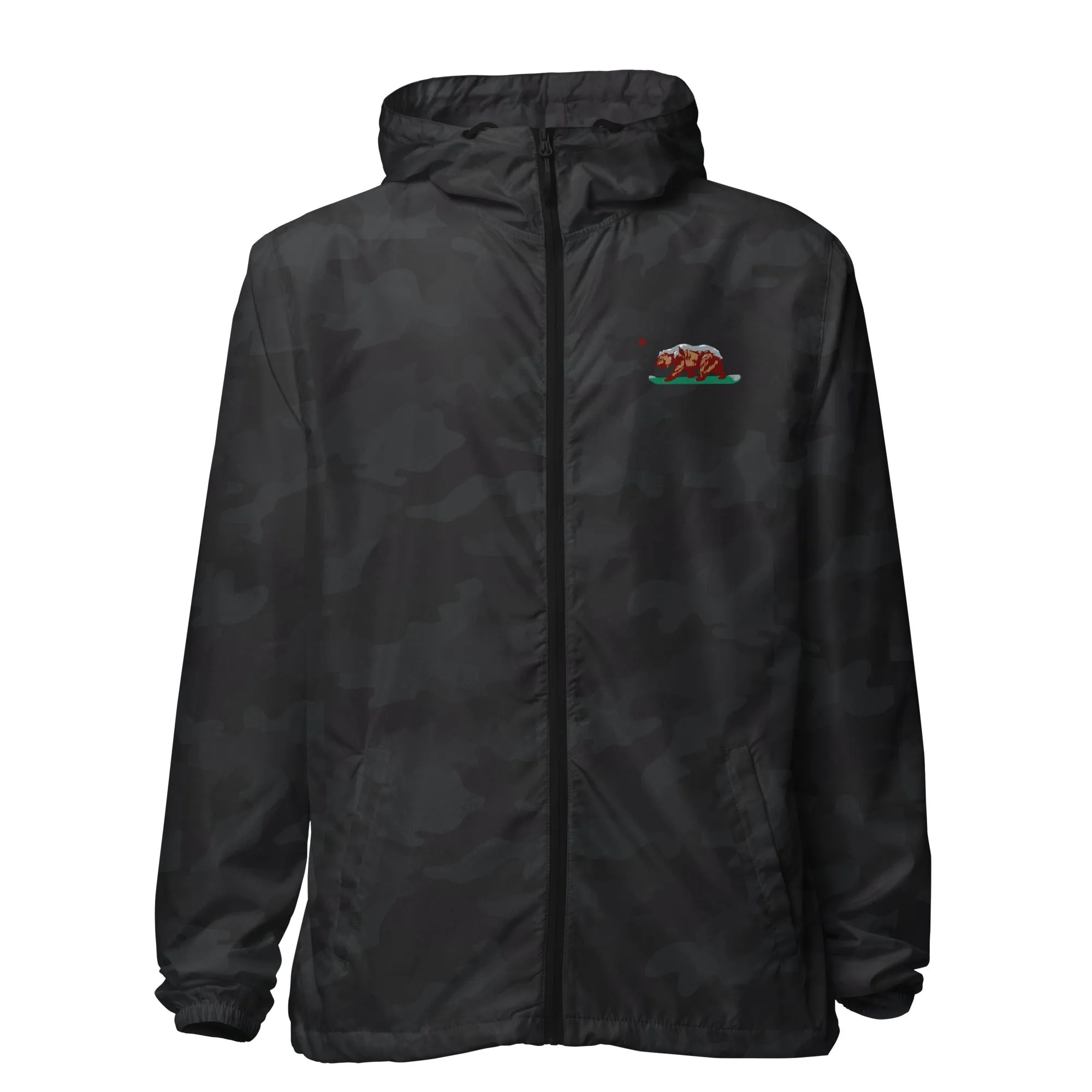 CA Flag Truckee water-resistant lightweight windbreaker