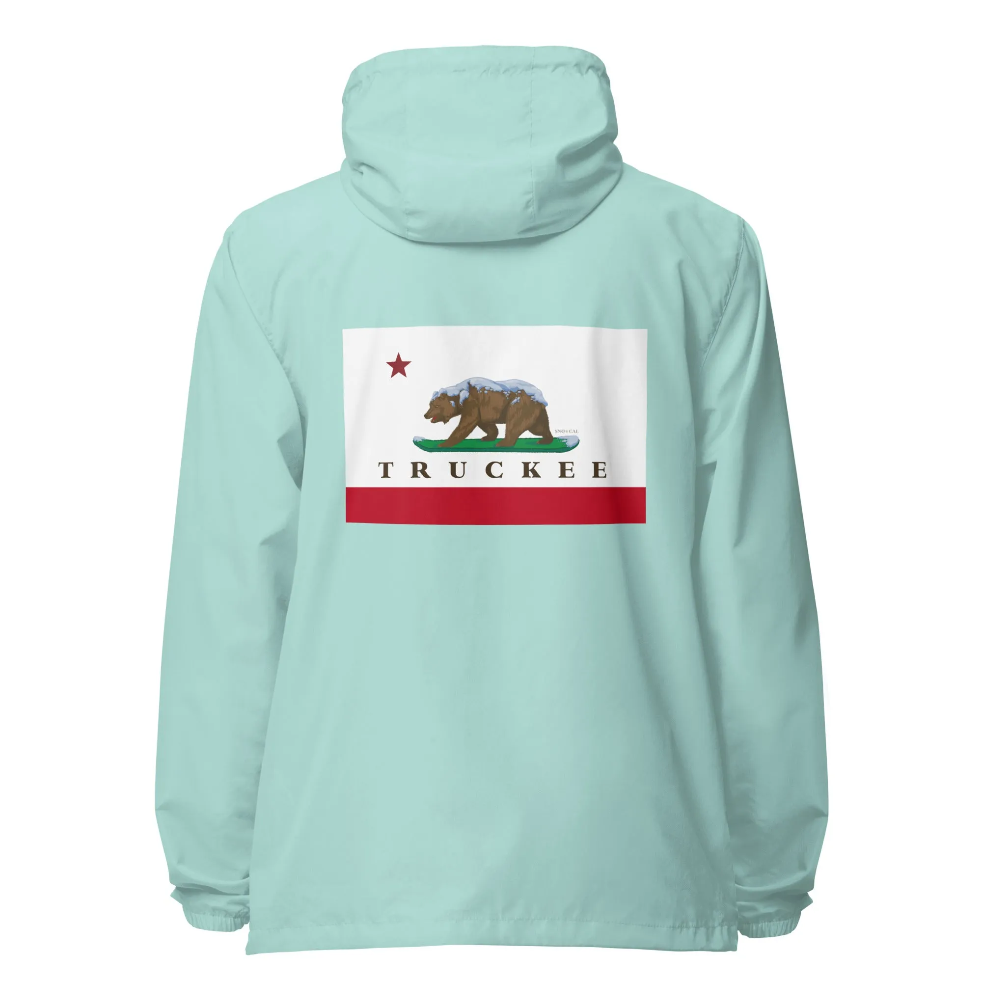 CA Flag Truckee water-resistant lightweight windbreaker