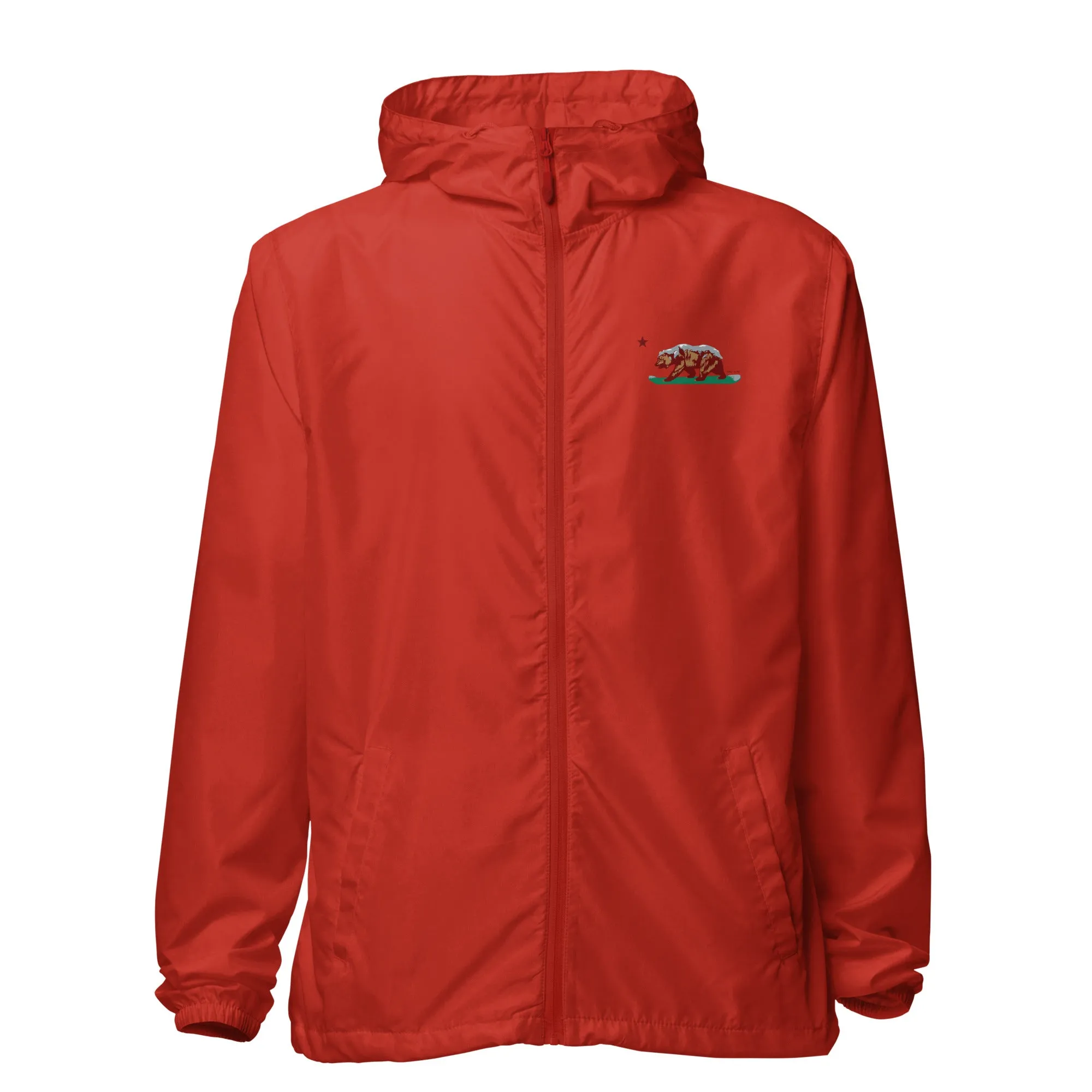 CA Flag Truckee water-resistant lightweight windbreaker