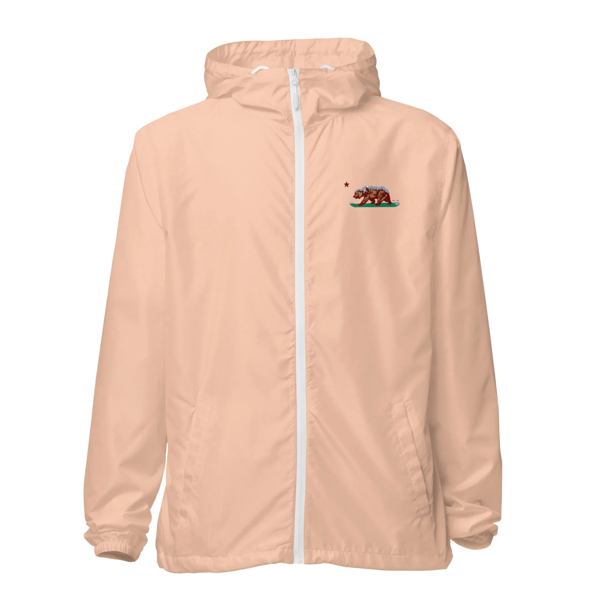 CA Flag Truckee water-resistant lightweight windbreaker