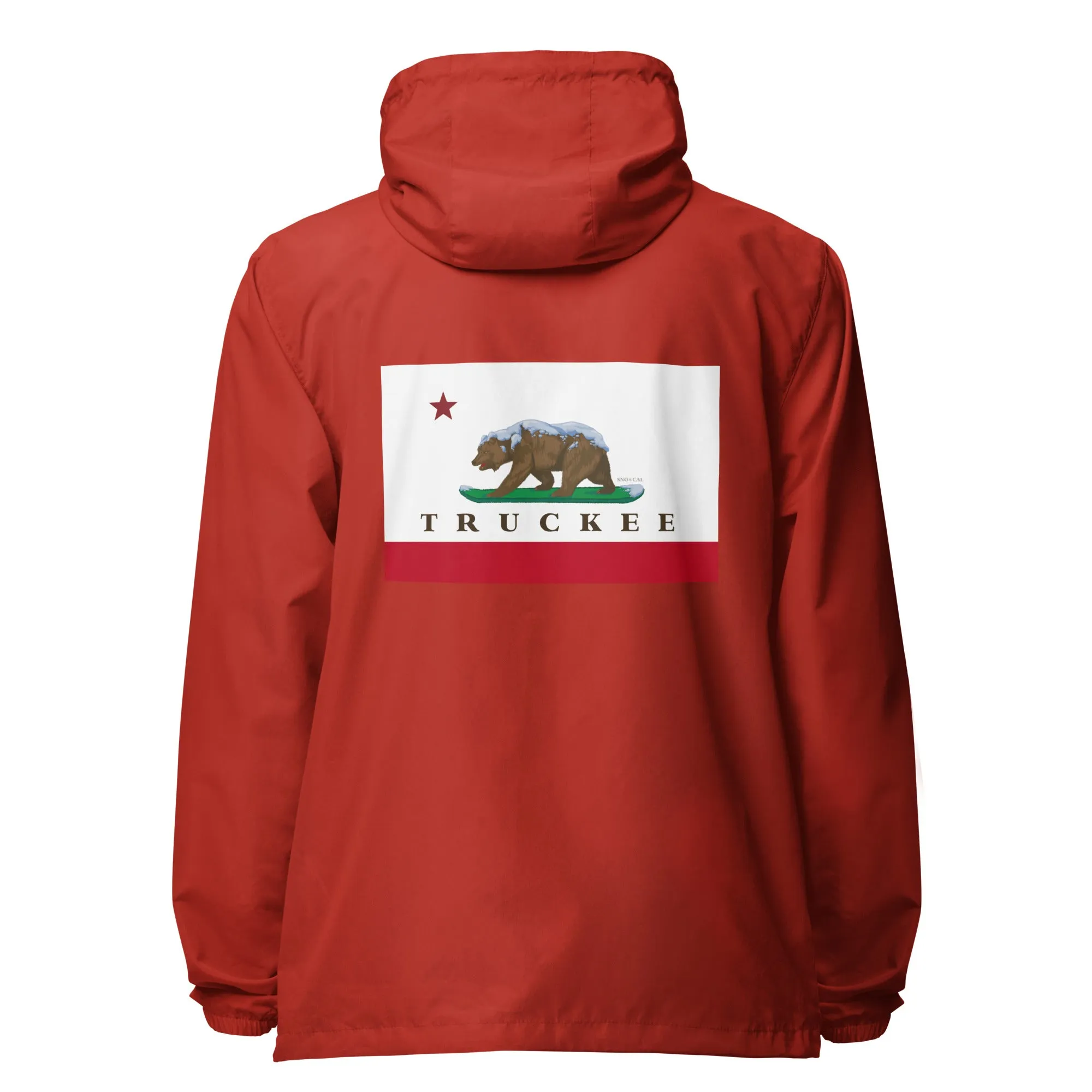 CA Flag Truckee water-resistant lightweight windbreaker