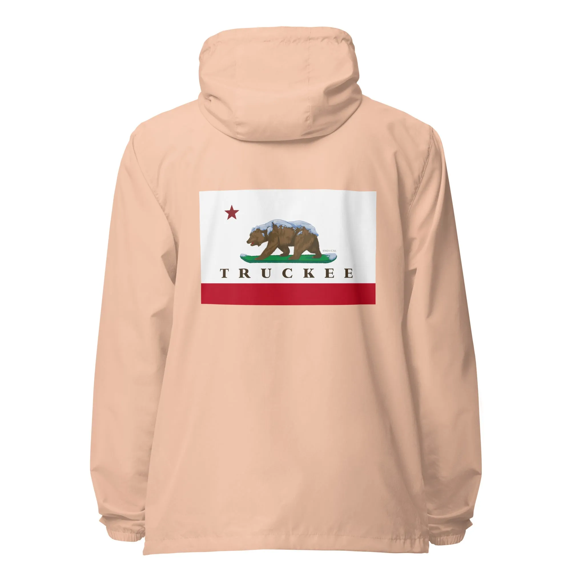 CA Flag Truckee water-resistant lightweight windbreaker