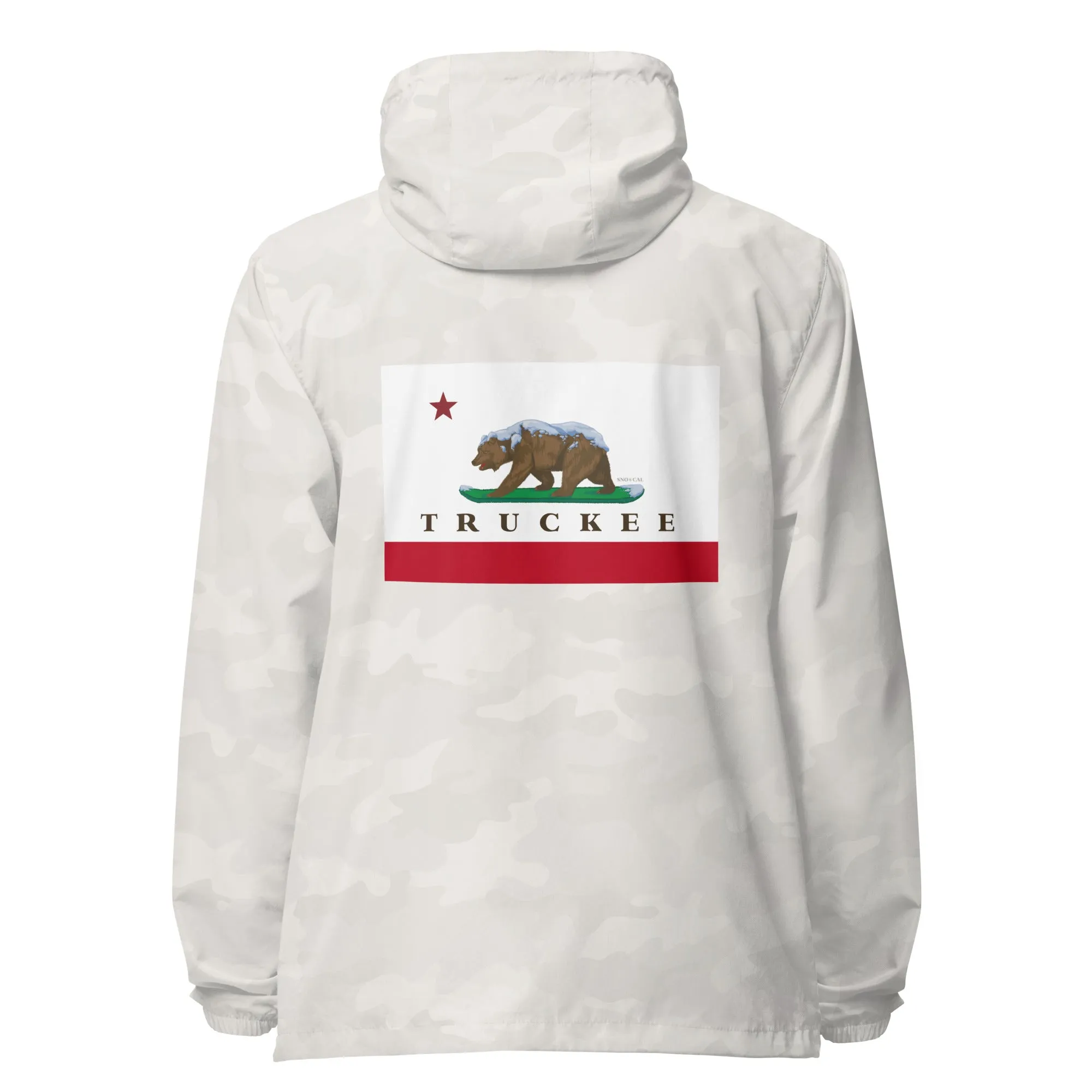CA Flag Truckee water-resistant lightweight windbreaker