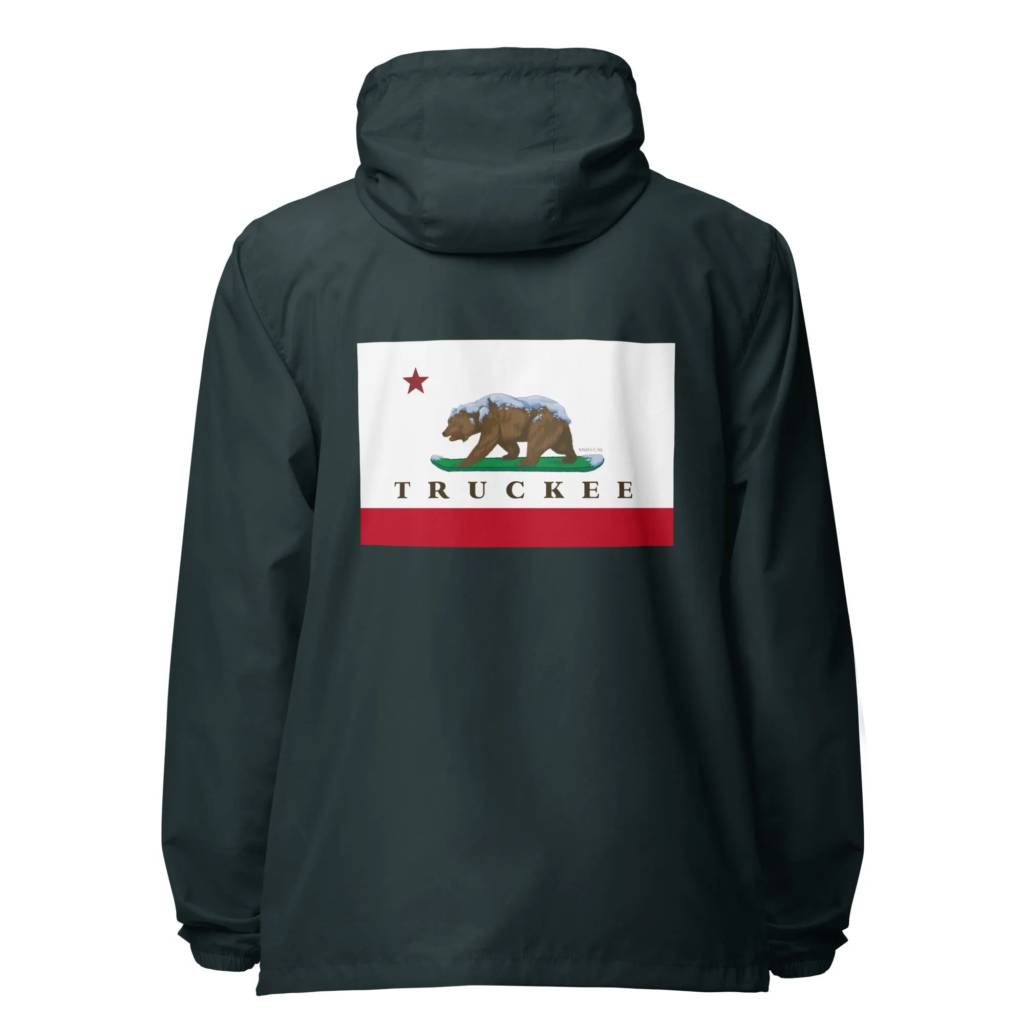 CA Flag Truckee water-resistant lightweight windbreaker