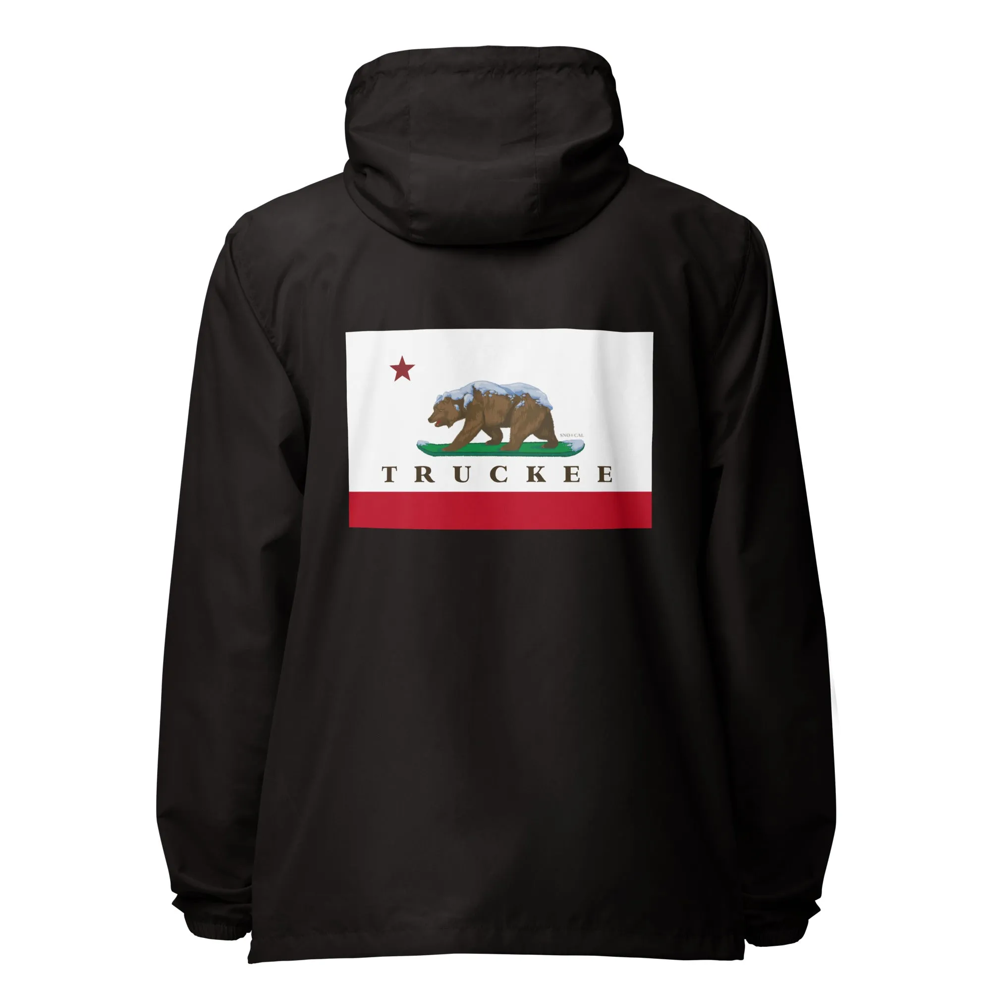 CA Flag Truckee water-resistant lightweight windbreaker