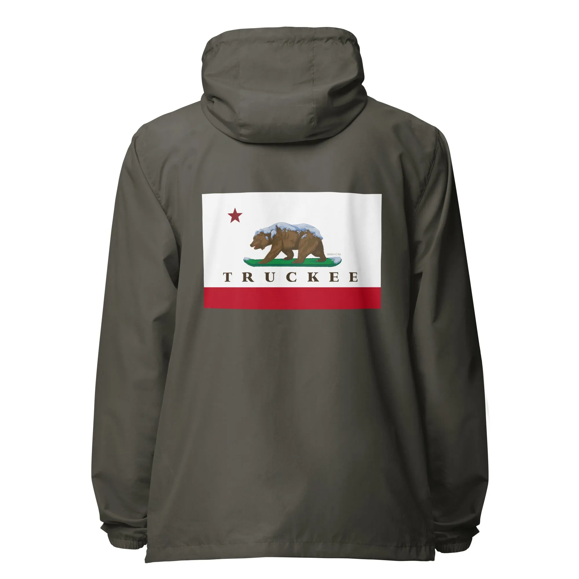 CA Flag Truckee water-resistant lightweight windbreaker