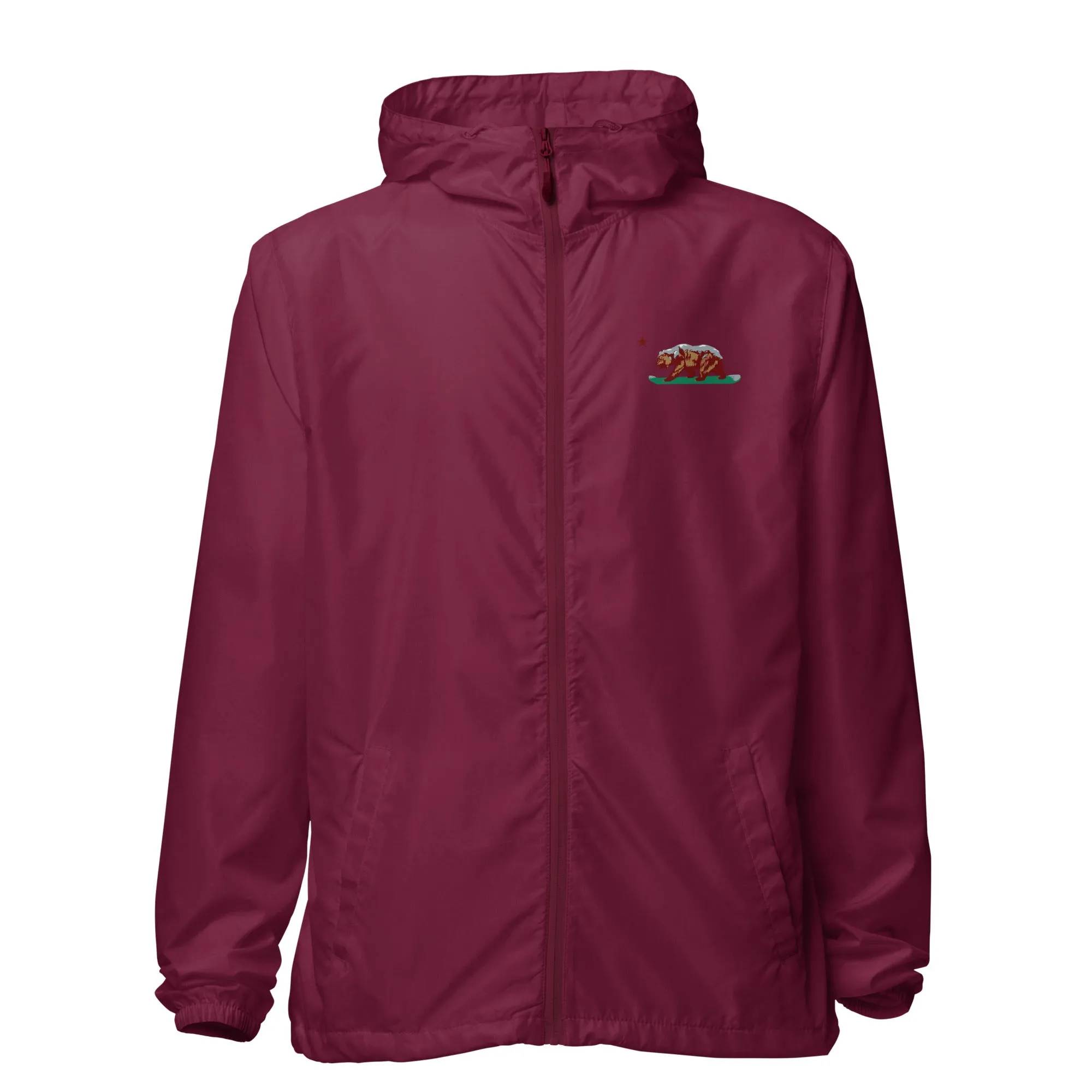 CA Flag Truckee water-resistant lightweight windbreaker