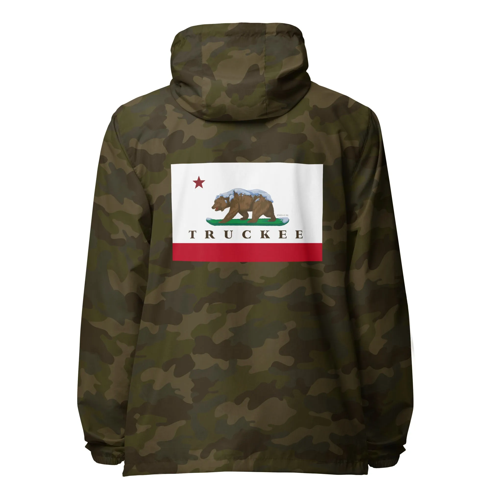 CA Flag Truckee water-resistant lightweight windbreaker