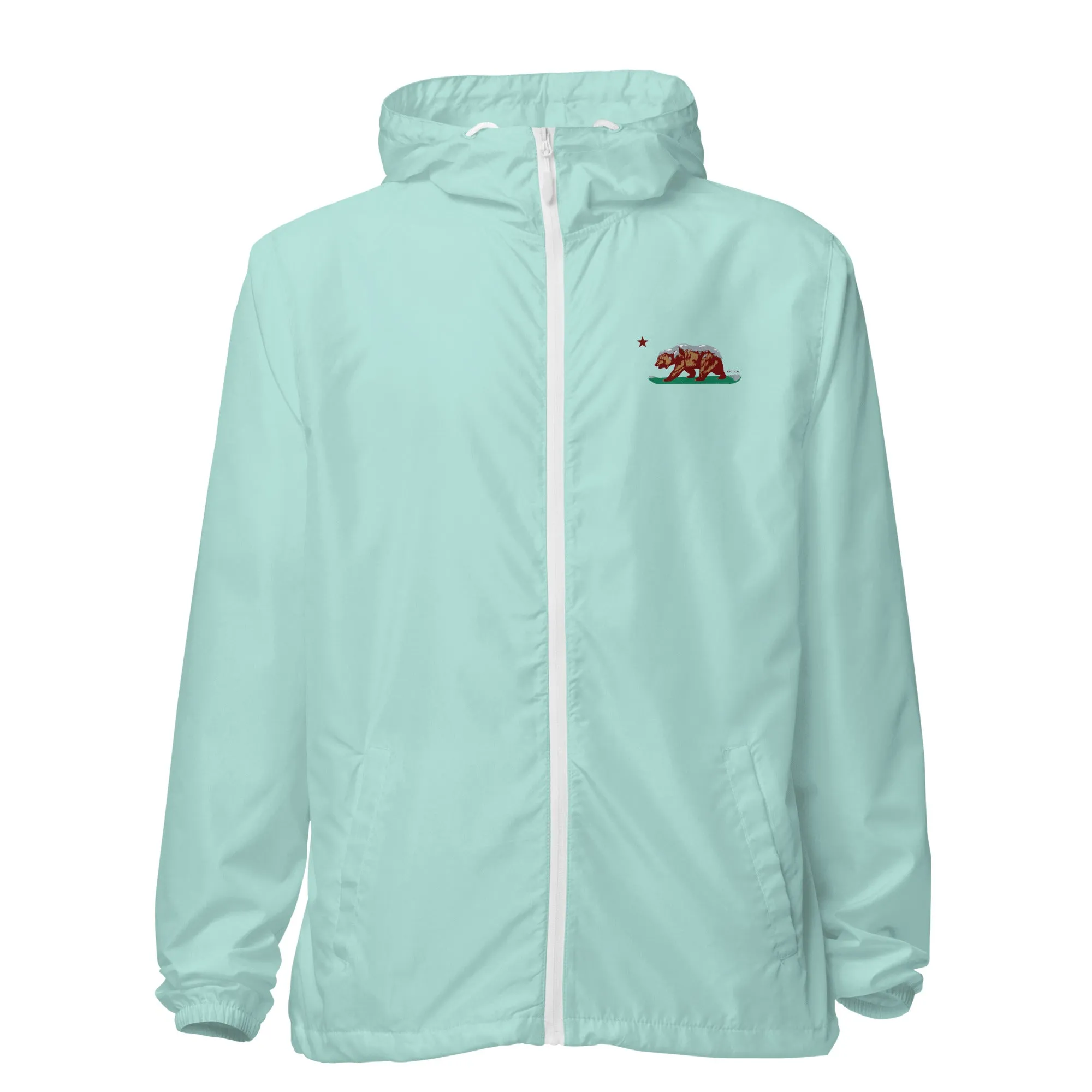 CA Flag Truckee water-resistant lightweight windbreaker