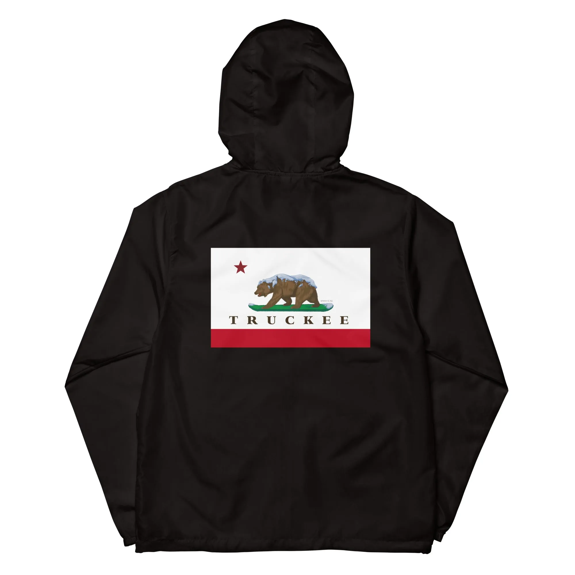 CA Flag Truckee water-resistant lightweight windbreaker