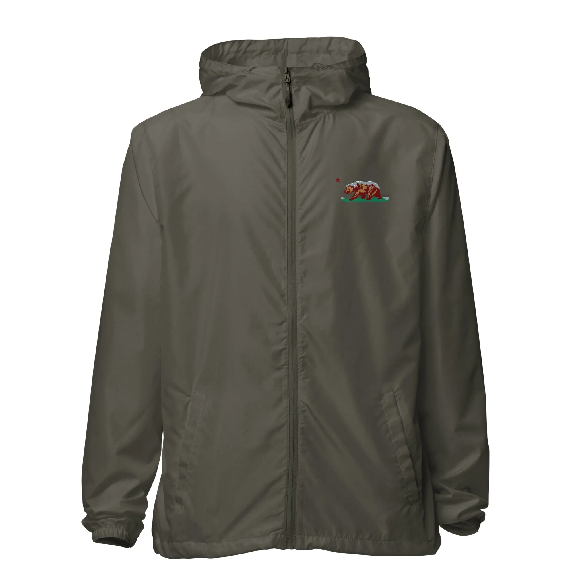 CA Flag Truckee water-resistant lightweight windbreaker