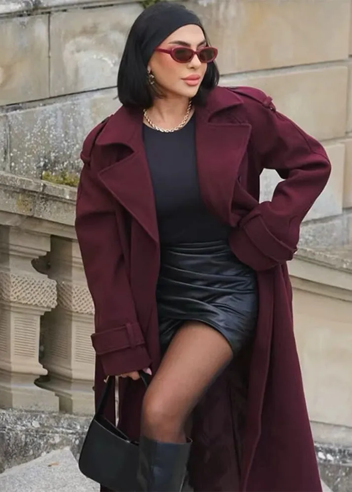 Camilla Double-Breasted Belted Trench Coat