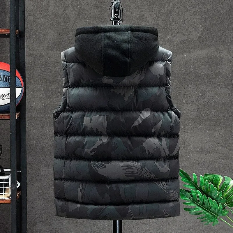 Camouflage Down Vest