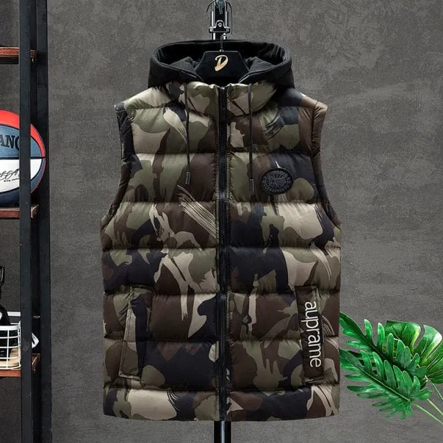 Camouflage Down Vest