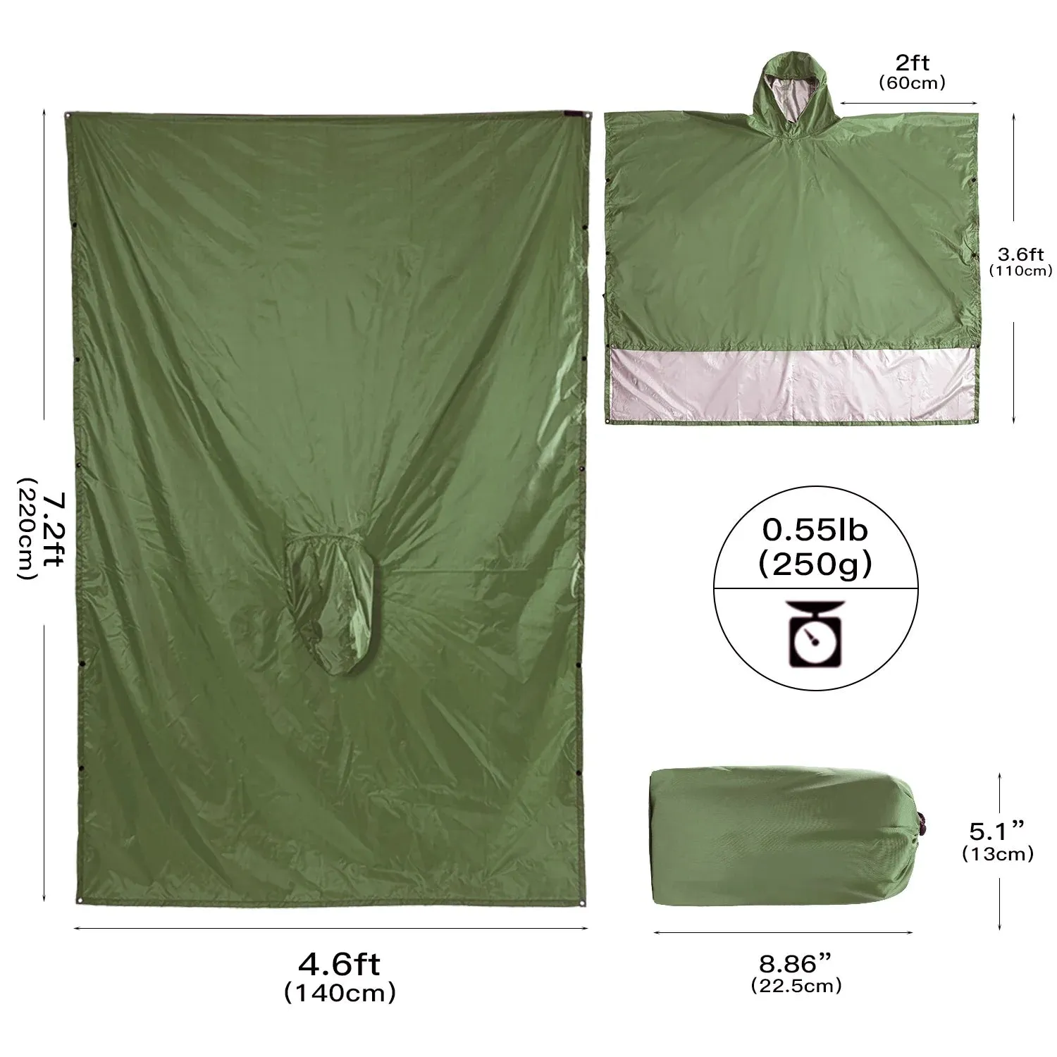Camping Poncho