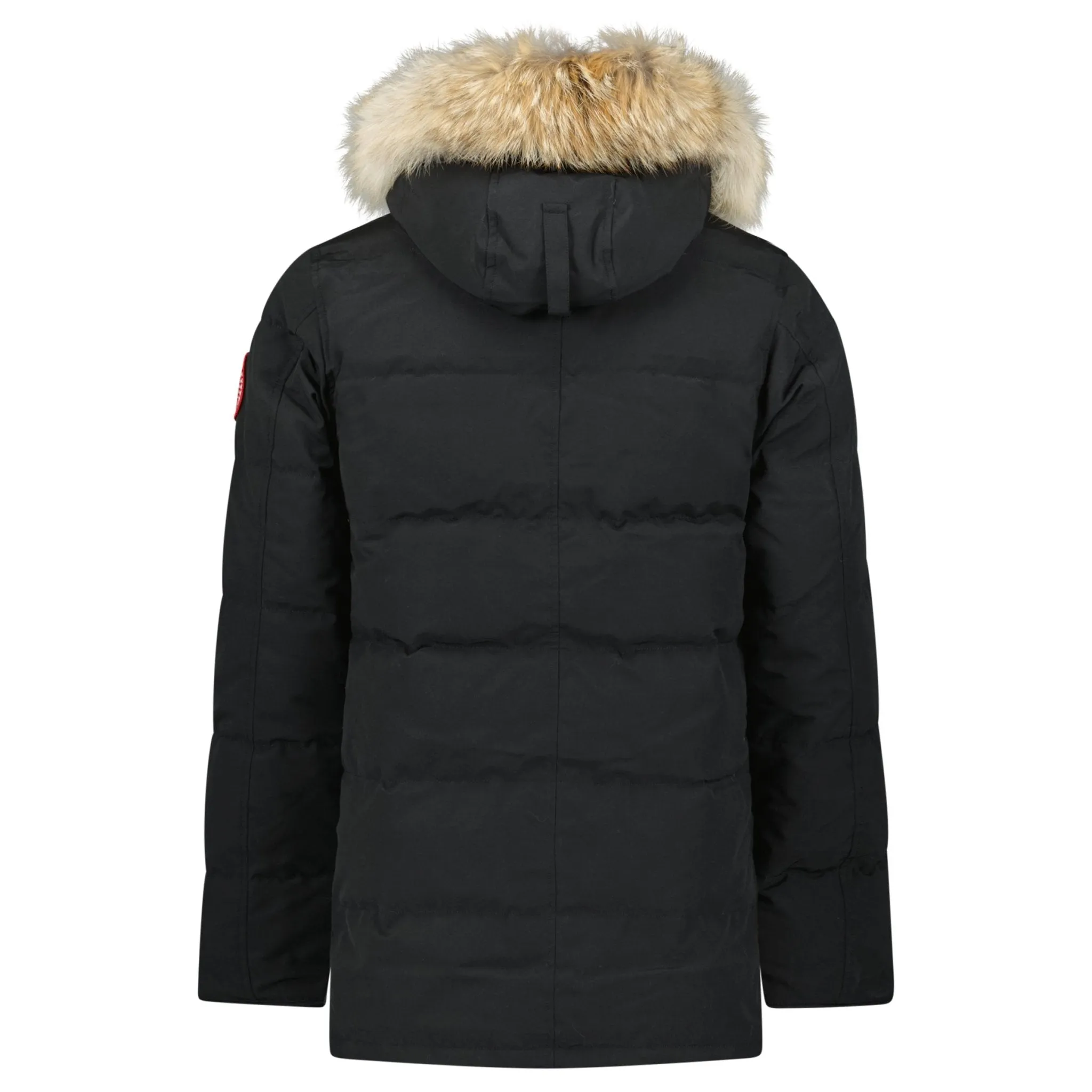 CANADA GOOSE CARSON WITH FUR PARKA JACKET BLACK
