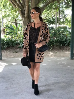 Caramel Leopard Cardi