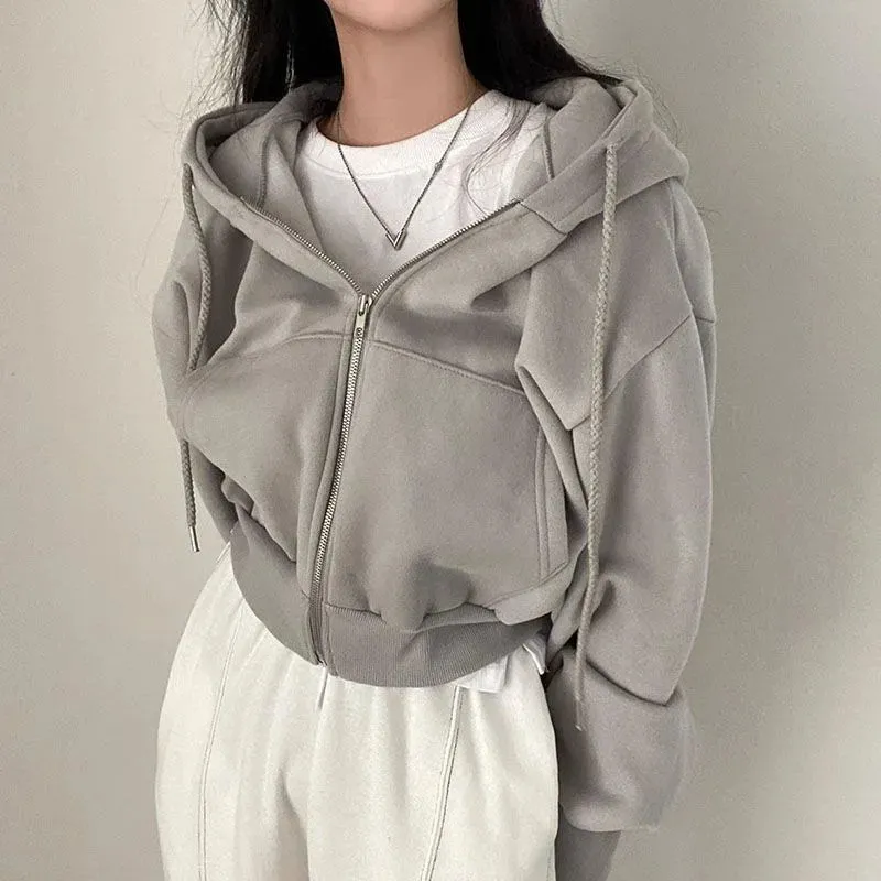 Casual Crop Jackets