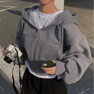 Casual Crop Jackets