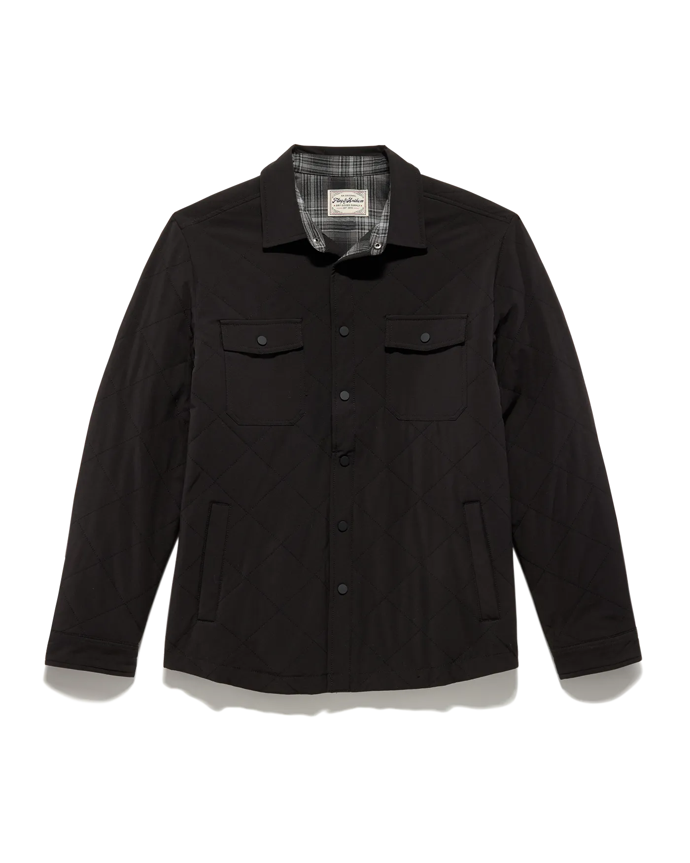 CHAPIN FLANNEL-LINED QUILTED JACKET