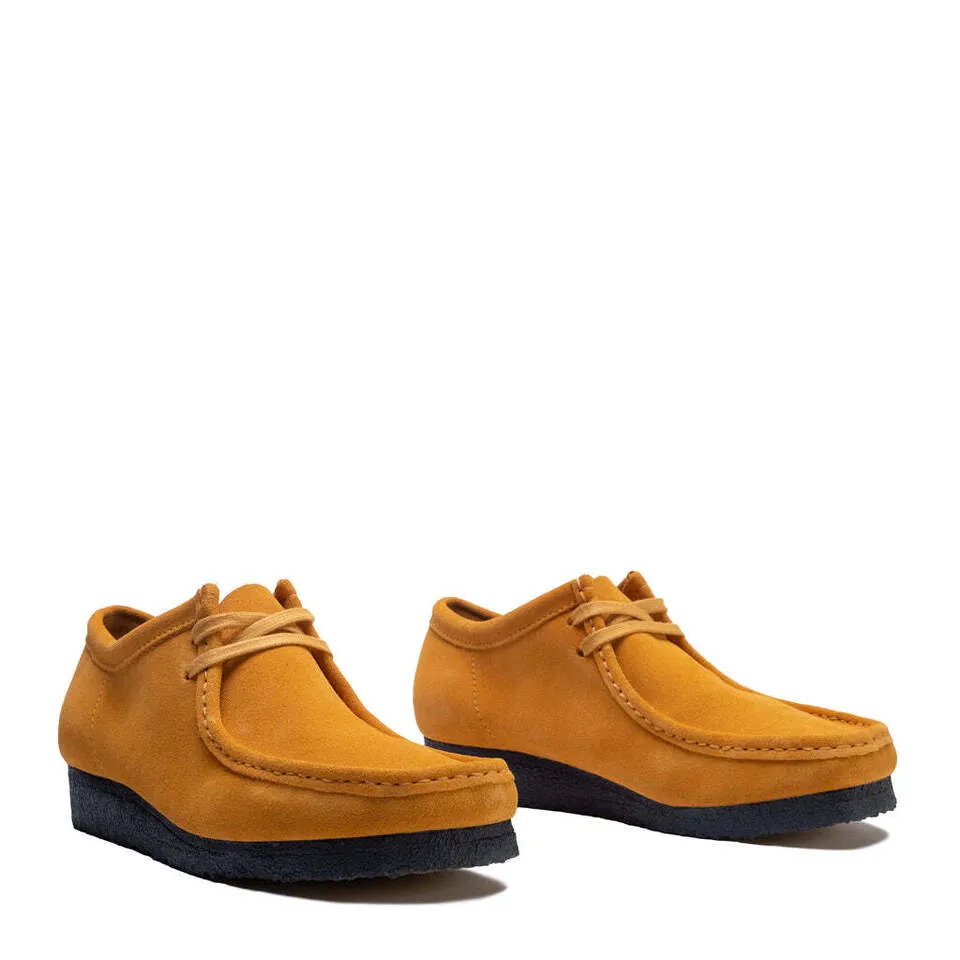Clarks Men's Wallabee Low Yellow/Blue Suede