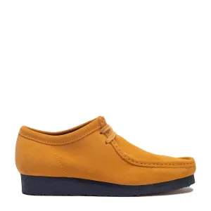 Clarks Men's Wallabee Low Yellow/Blue Suede