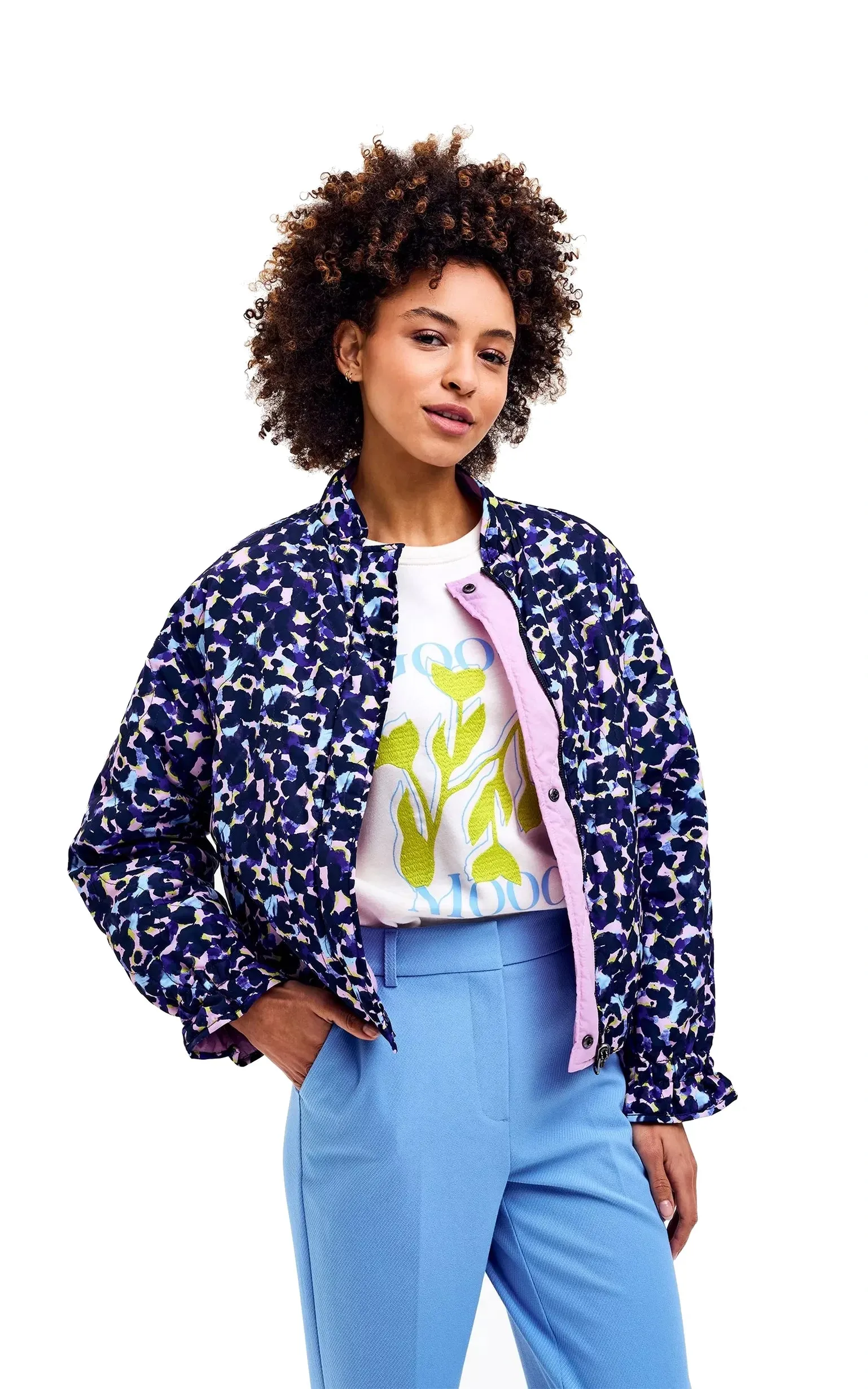 Coco Casual Jacket Donkerblauw