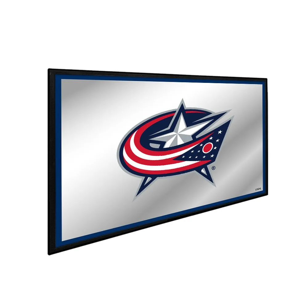 Columbus Blue Jackets: Framed Mirrored Wall Sign