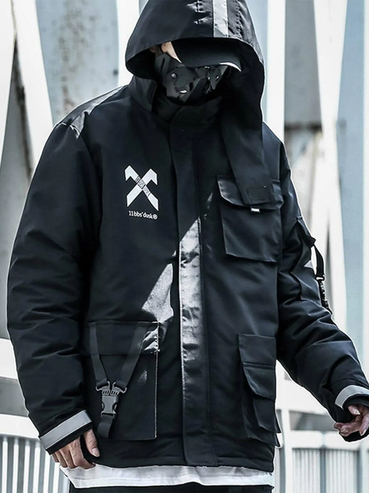 Combat Reflective Strip Winter Coat